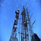 ISO9001 Ocynkowana 4 nogi Kątowa stalowa wieża telekomunikacyjna z zabezpieczeniem przed upadkiem